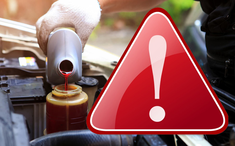 مضرات ریختن روغن هیدرولیک در موتور