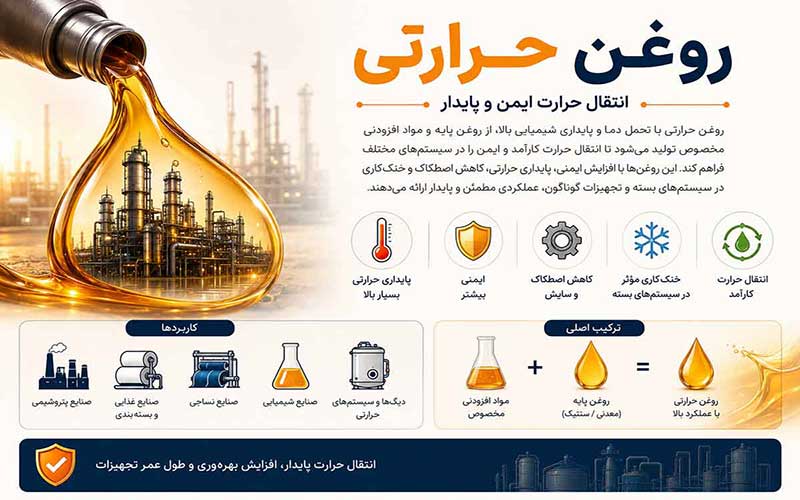 انواع روغن های حرارتی
